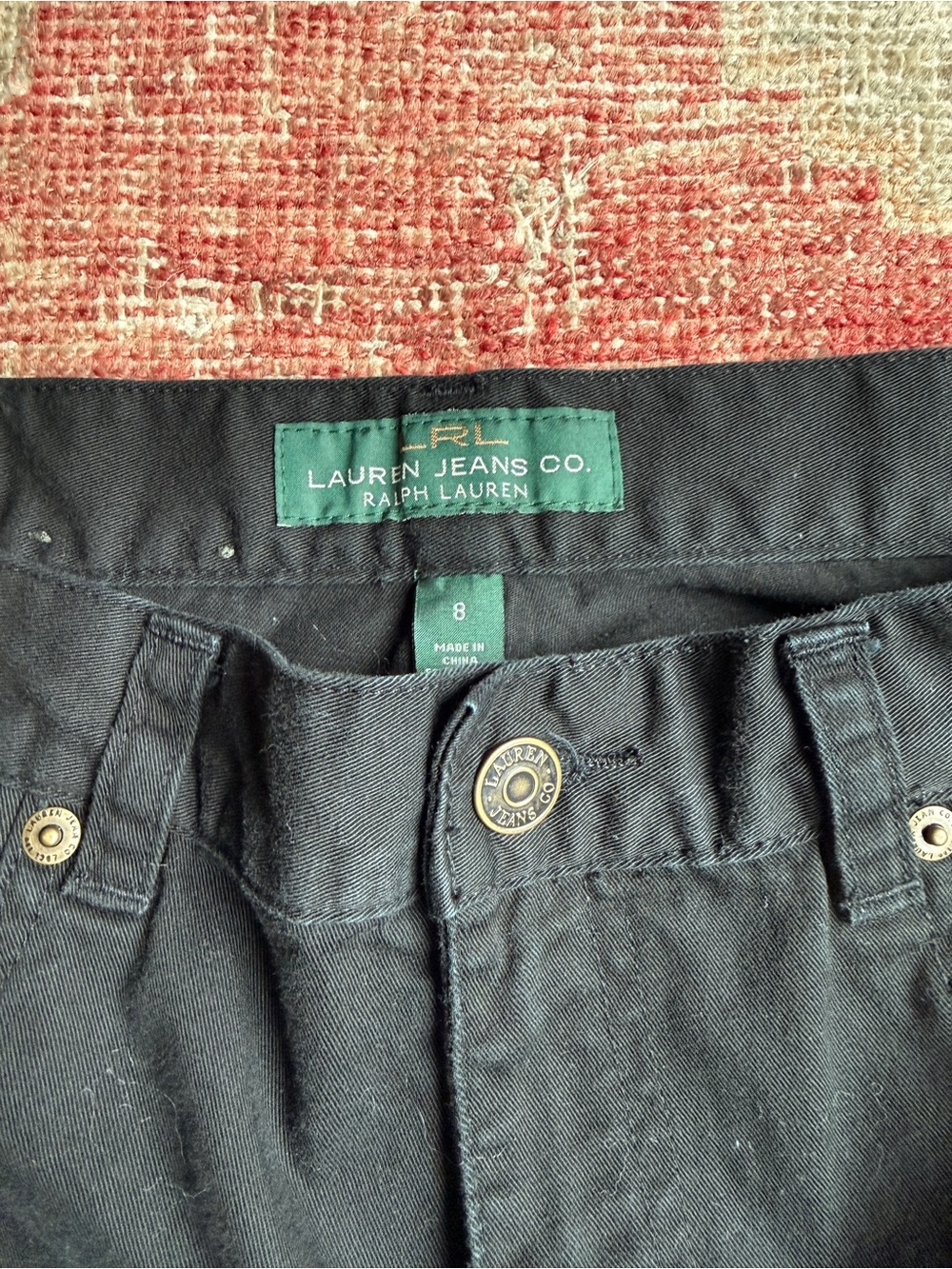 Ralph Lauren Black Cropped Women's Pants